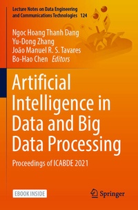 Enlarge image Cover: Artificial Intelligence in Data and Big Data Processing - Springer