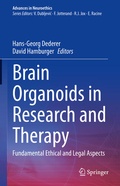 Cover: Brain Organoids in Research and Therapy - Springer