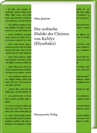 Abbildung von: Der arabische Dialekt der Christen von Ka?biye (Diyarbakir) - Harrassowitz Verlag