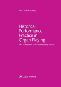 Abbildung von: Historical Performance Practice in Organ Playing - Carus-Verlag