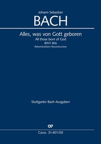 Abbildung von: Alles, was Gott geboren (Klavierauszug) - Carus-Verlag