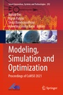 Cover: Modeling, Simulation and Optimization - Springer