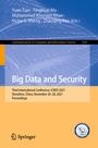 Cover: Big Data and Security - Springer