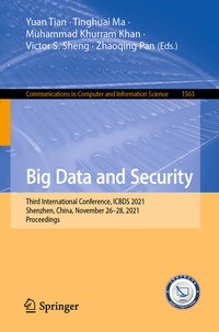 Enlarge image Cover: Big Data and Security - Springer