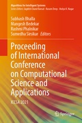 Cover: Proceeding of International Conference on Computational Science and Applications - Springer