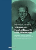 Cover: Wilhelm von Humboldts politische Philosophie - wbg Academic in Herder