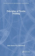 Cover: Principles of Textile Printing - CRC Press