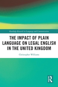 Abbildung von: The Impact of Plain Language on Legal English in the United Kingdom - Routledge