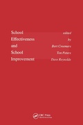 Cover: School Effectiveness and School Improvement - Routledge