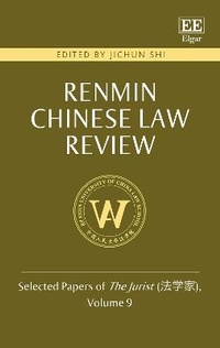 Abbildung von: Renmin Chinese Law Review - Edward Elgar Publishing