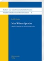 Cover: Max Webers Sprache - Harrassowitz Verlag