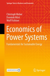 Enlarge image Cover: Economics of Power Systems - Springer