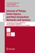 Cover: Internet of Things, Smart Spaces, and Next Generation Networks and Systems - Springer