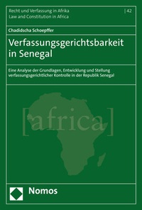 Abbildung von: Verfassungsgerichtsbarkeit in Senegal - Nomos