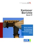 Cover: Xantener Berichte Band 37 - N&uuml;nnerich-Asmus Verlag