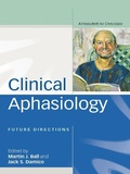 Cover: Clinical Aphasiology - Psychology Press Ltd
