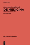 Cover: De medicina - De Gruyter