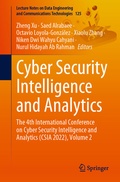 Cover: Cyber Security Intelligence and Analytics - Springer