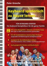 Abbildung von: Keyboard spielerisch zu Hause lernen - für Keyboard Starter - BoD - Books on Demand