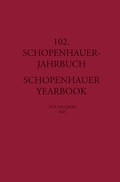 Cover: 102. Schopenhauer Jahrbuch - K&ouml;nigshausen & Neumann