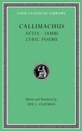 Cover: Aetia. Iambi. Lyric Poems - Harvard University Press