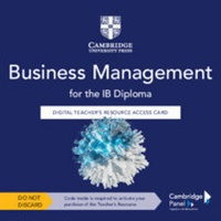 Abbildung von: Business Management for the IB Diploma Digital Teacher's Resource Access Card - Cambridge University Press