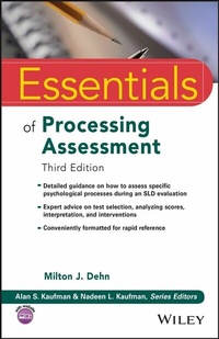 Enlarge image Cover: Essentials of Processing Assessment, 3rd Edition - Wiley