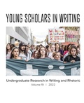 Cover: Young Scholars in Writing - Parlor Press