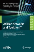 Cover: Ad Hoc Networks and Tools for IT - Springer