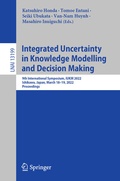 Cover: Integrated Uncertainty in Knowledge Modelling and Decision Making - Springer