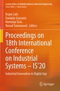 Cover: Proceedings on 18th International Conference on Industrial Systems - IS'20 - Springer