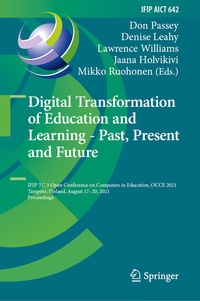 Abbildung von: Digital Transformation of Education and Learning - Past, Present and Future - Springer