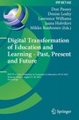 Cover: Digital Transformation of Education and Learning - Past, Present and Future - Springer