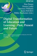 Cover: Digital Transformation of Education and Learning - Past, Present and Future - Springer