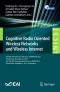 Cover: Cognitive Radio Oriented Wireless Networks and Wireless Internet - Springer