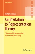 Cover: An Invitation to Representation Theory - Springer