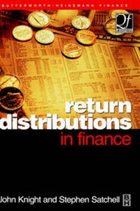 Enlarge image Cover: Return Distributions in Finance - Butterworth-Heinemann