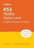 Cover: KS3 Maths Higher Level All-in-One Complete Revision and Practice - Collins