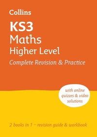 Enlarge image Cover: KS3 Maths Higher Level All-in-One Complete Revision and Practice - Collins