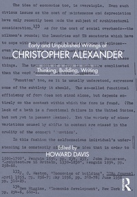 Enlarge image Cover: Early and Unpublished Writings of Christopher Alexander - Routledge