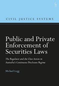 Bild: Public and Private Enforcement of Securities Laws - Hart Publishing