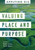 Cover: Valuing Place and Purpose - Esri Press