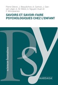 Cover: Savoirs et savoir-faire psychologiques chez l'enfant - Mardaga Fonds