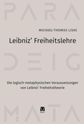 Cover: Leibniz' Freiheitslehre - Meiner