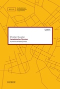 Cover: Lateinische Syntax - Buske, H