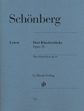 Cover: Arnold Sch&ouml;nberg - Drei Klavierst&uuml;cke op. 11 - Henle, G&uuml;nter