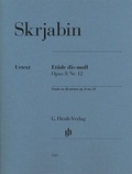 Cover: Alexander Skrjabin - Et&uuml;de dis-moll op. 8 Nr. 12 - Henle, G&uuml;nter