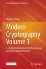 Cover: Modern Cryptography Volume 1 - Springer