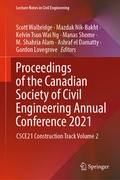 Cover: Proceedings of the Canadian Society of Civil Engineering Annual Conference 2021 - Springer