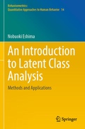 Cover: An Introduction to Latent Class Analysis - Springer
